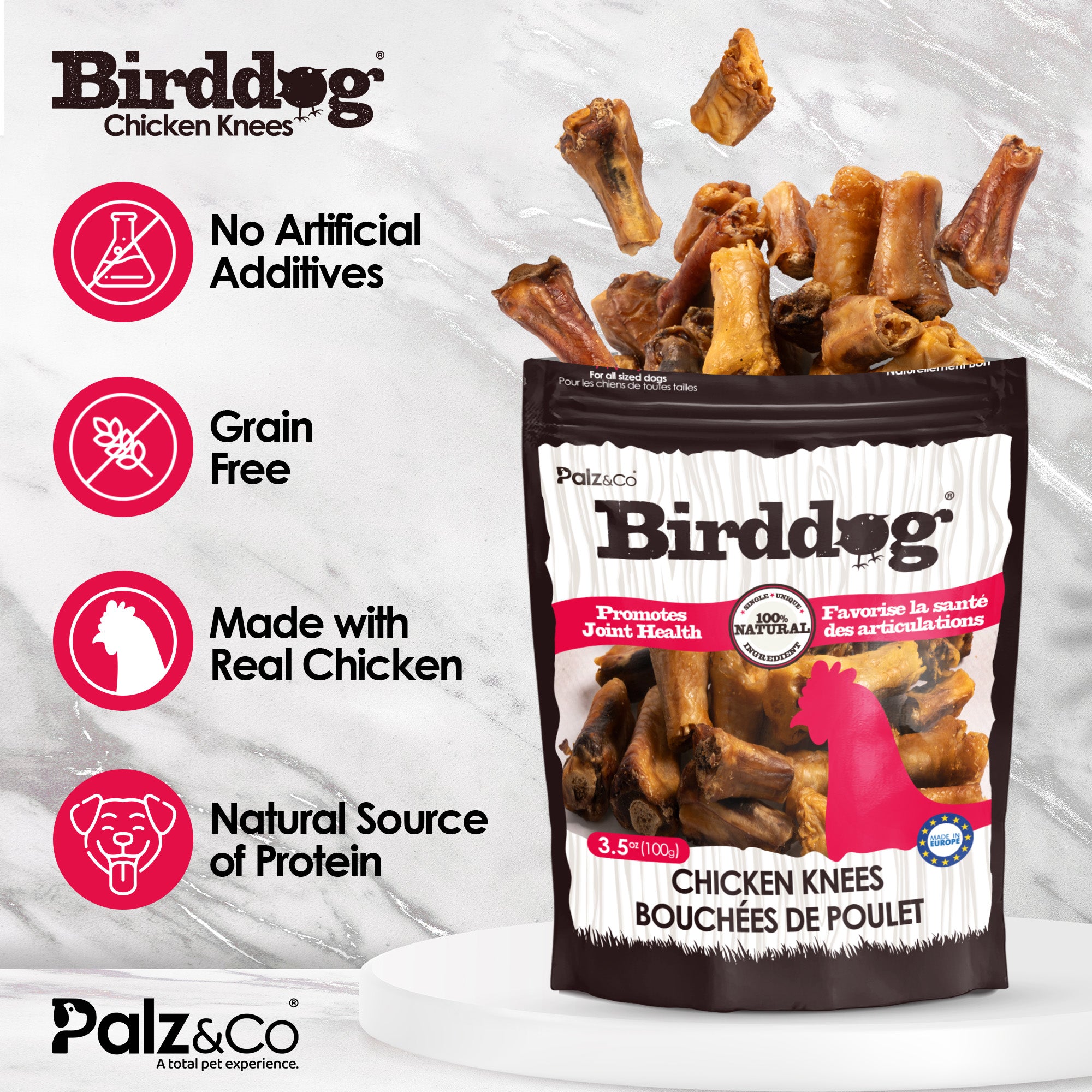 Birddog Chicken Knees - 3.5 oz (100g)