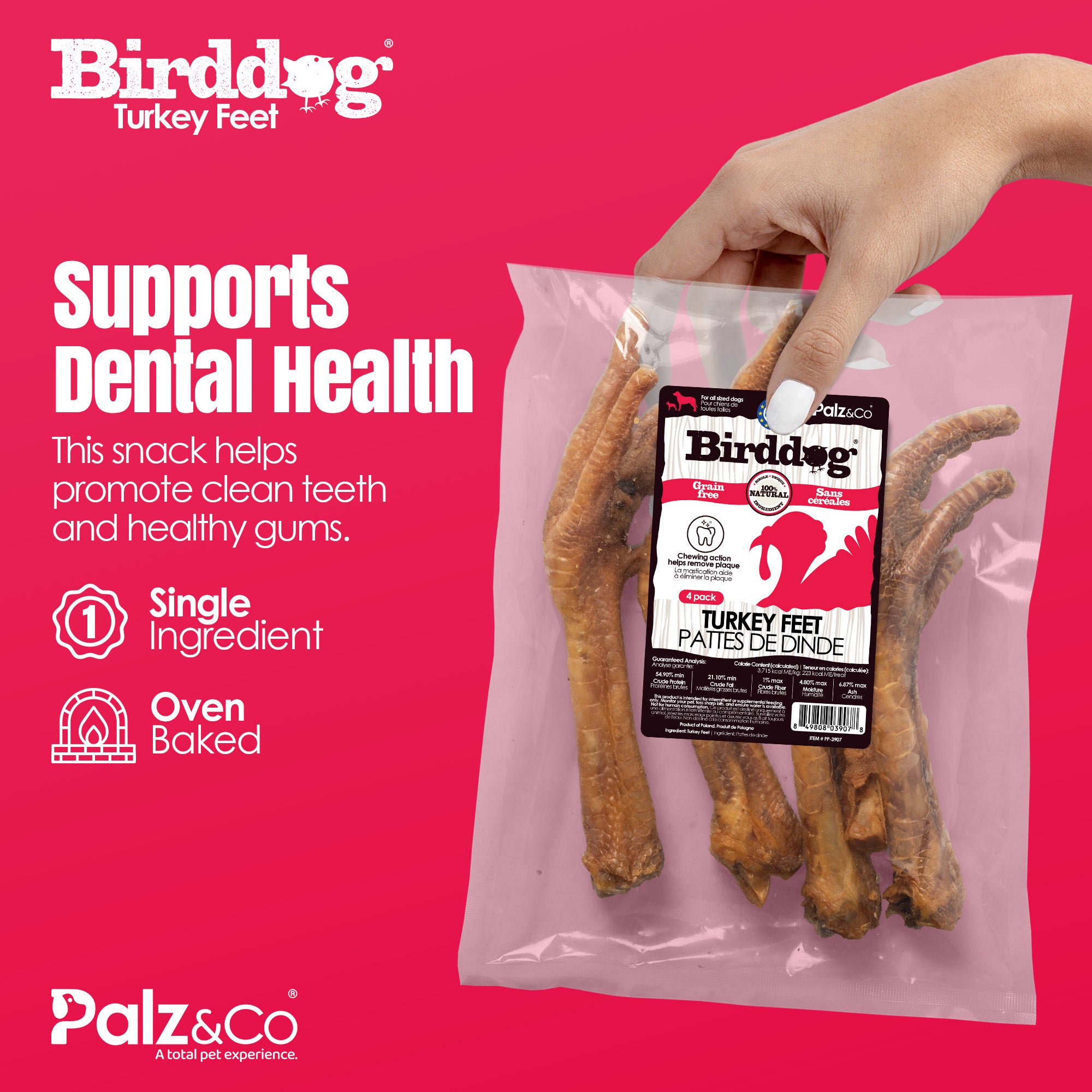 Birddog Turkey Feet - Pack of 4