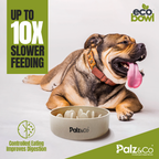 EcoBowl Slow Feeder Dog Bowls - 28oz & 48oz