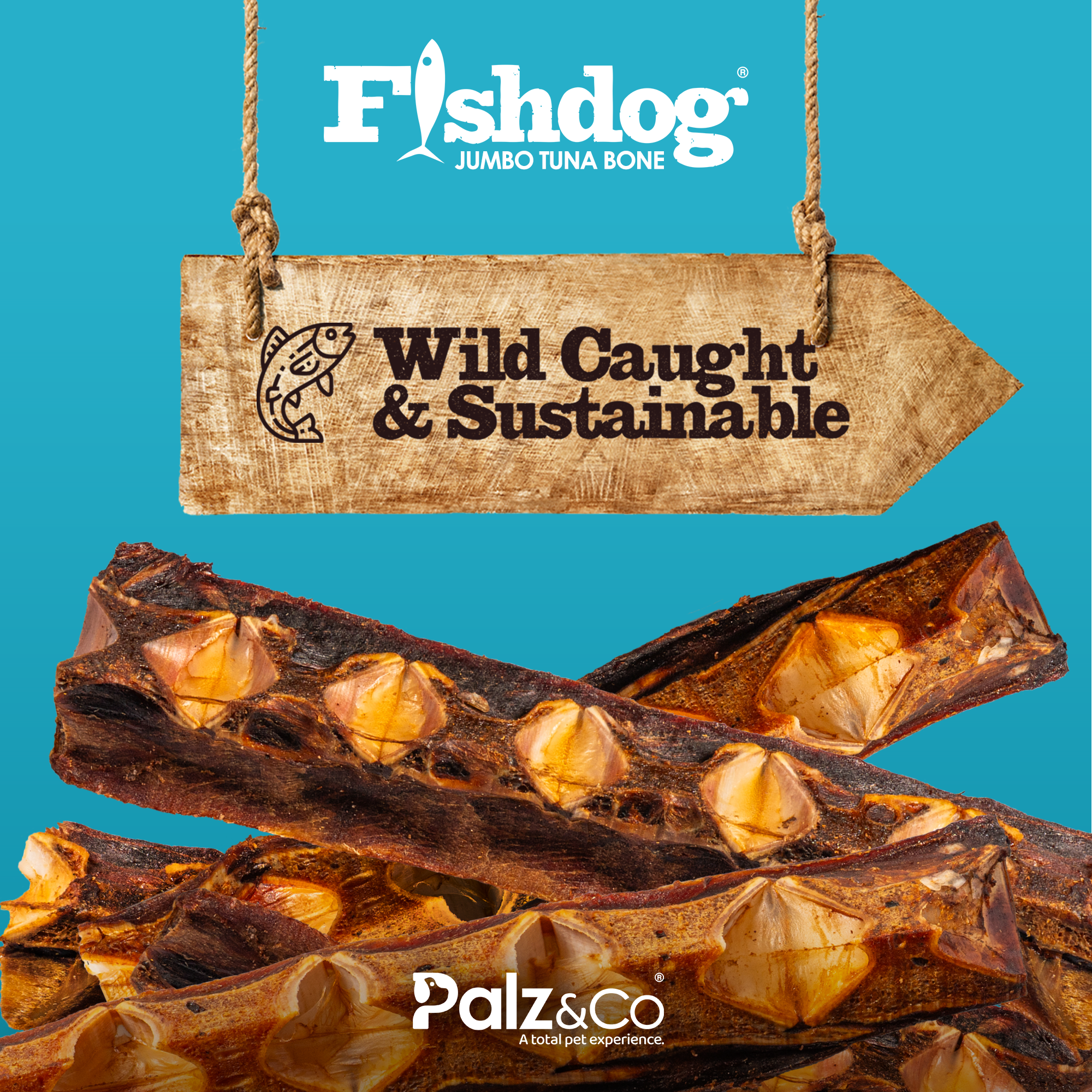 Fishdog Tuna Bones - 3.5 oz (100g) - Mini & Jumbo