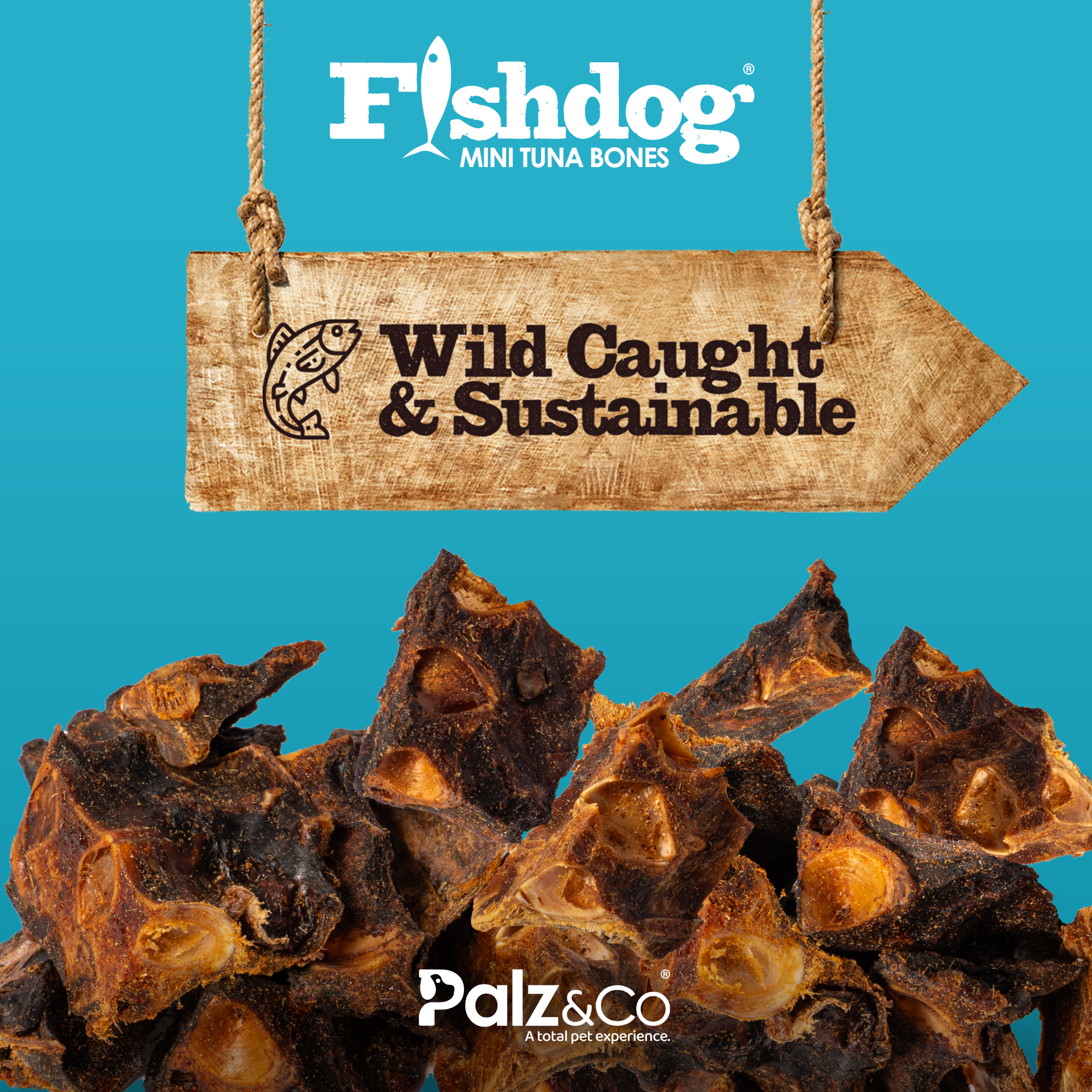 Fishdog Tuna Bones - 3.5 oz (100g) - Mini & Jumbo