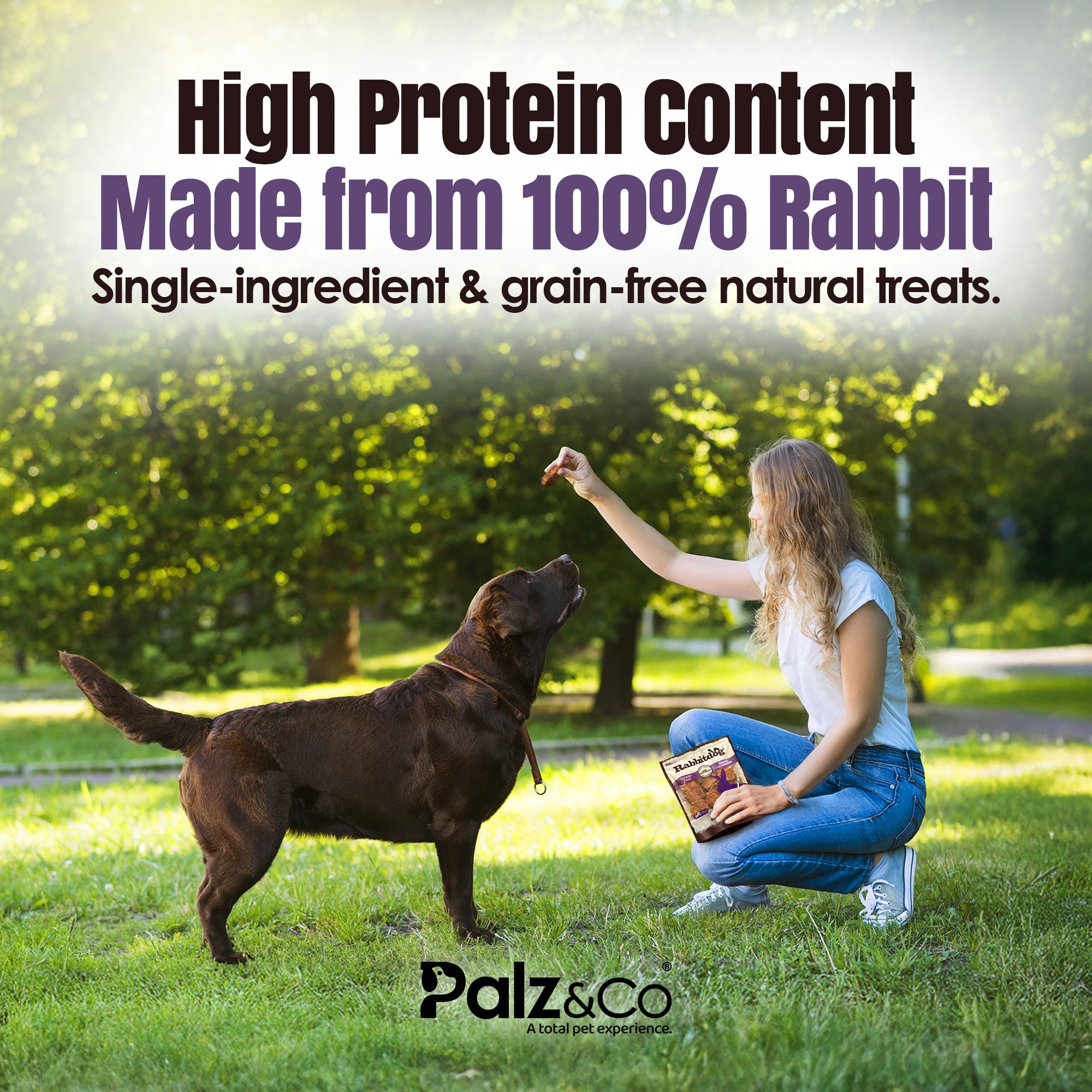 Rabbitdog Rabbit Bites Dog Treats, Grain-Free - 6 oz