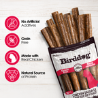 Birddog Chicken Sausage Dog Treats - Pack of 8 & 20