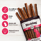 Birddog Chicken Sausage Dog Treats - Pack of 8 & 20