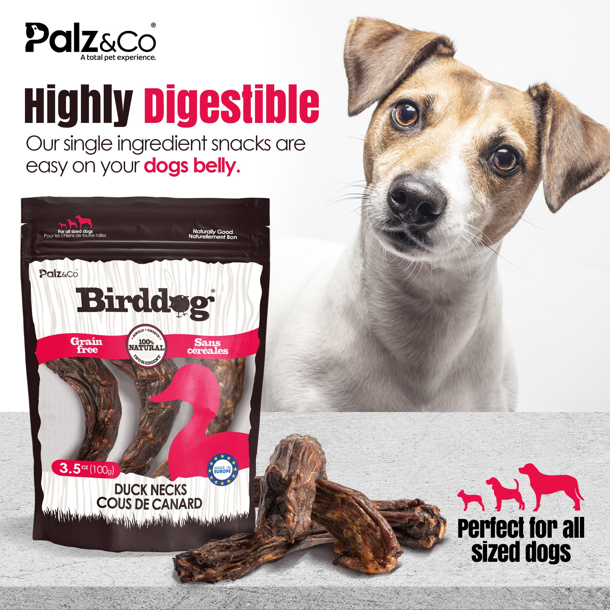Birddog Duck Necks - 3.5 oz (100g)