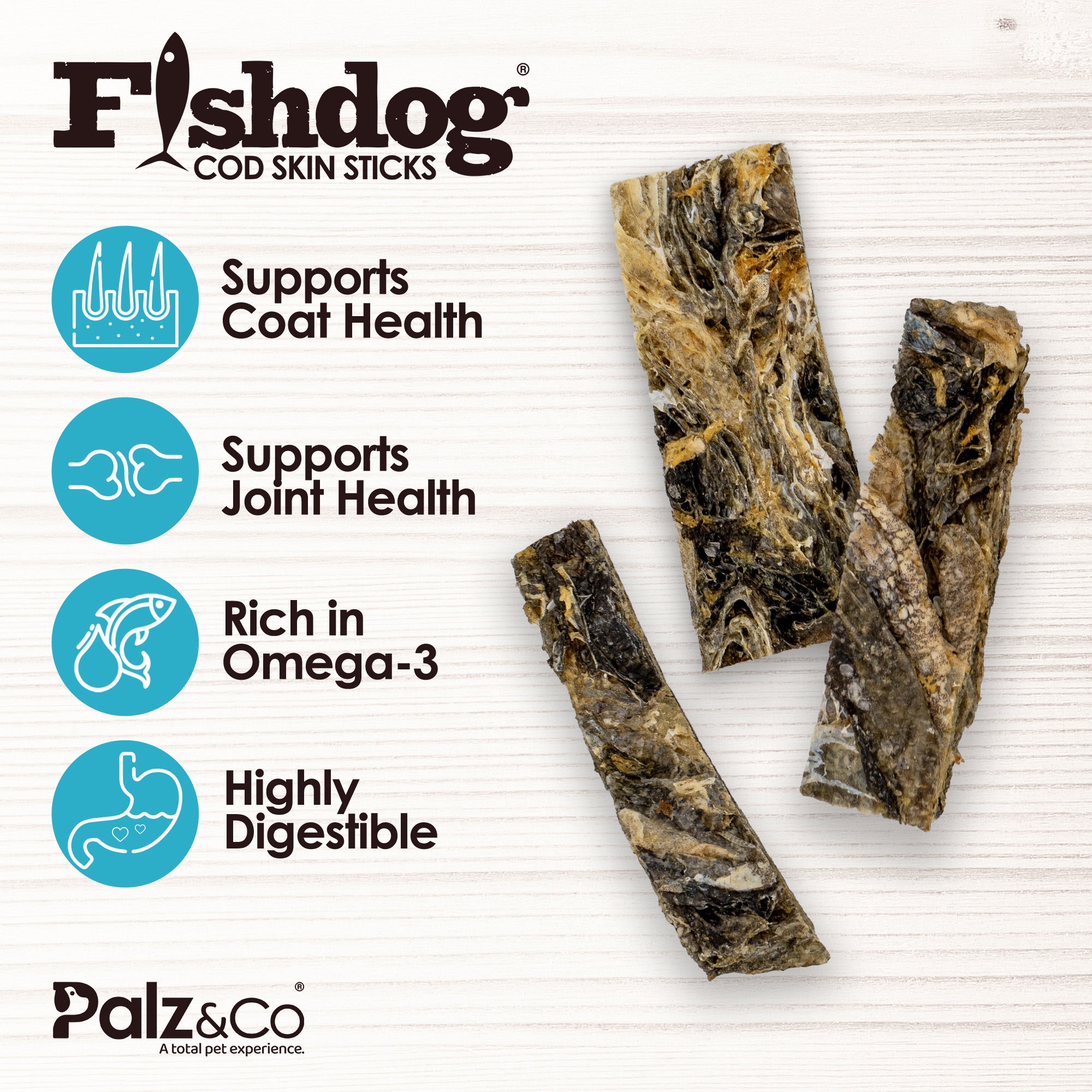 Fishdog Cod Sticks - 2.5 oz