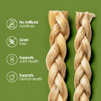 Moodog Braided Beef Tendon 8" - Pack of 2