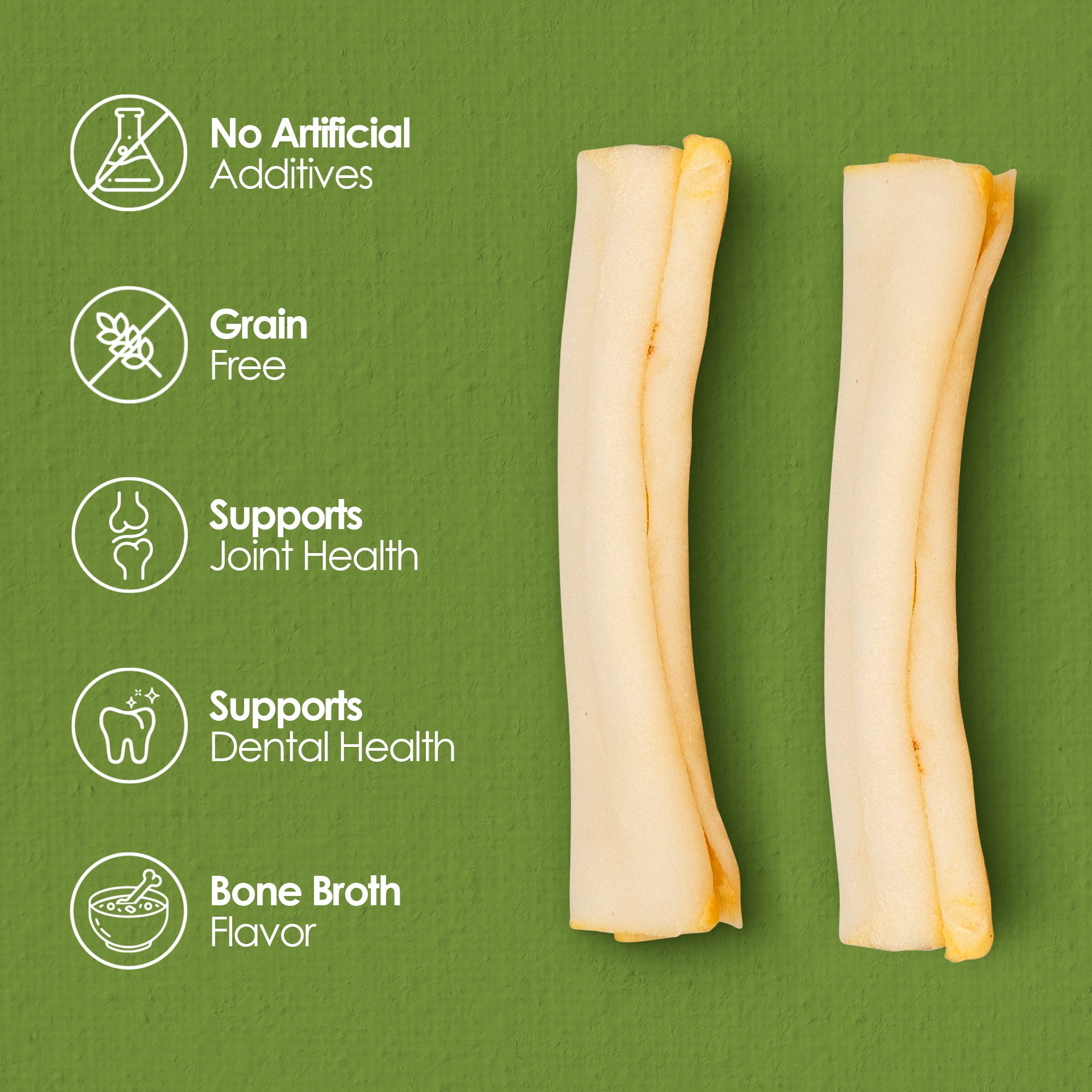 Moodog Beef Corium Collagen Roll Dog Treats