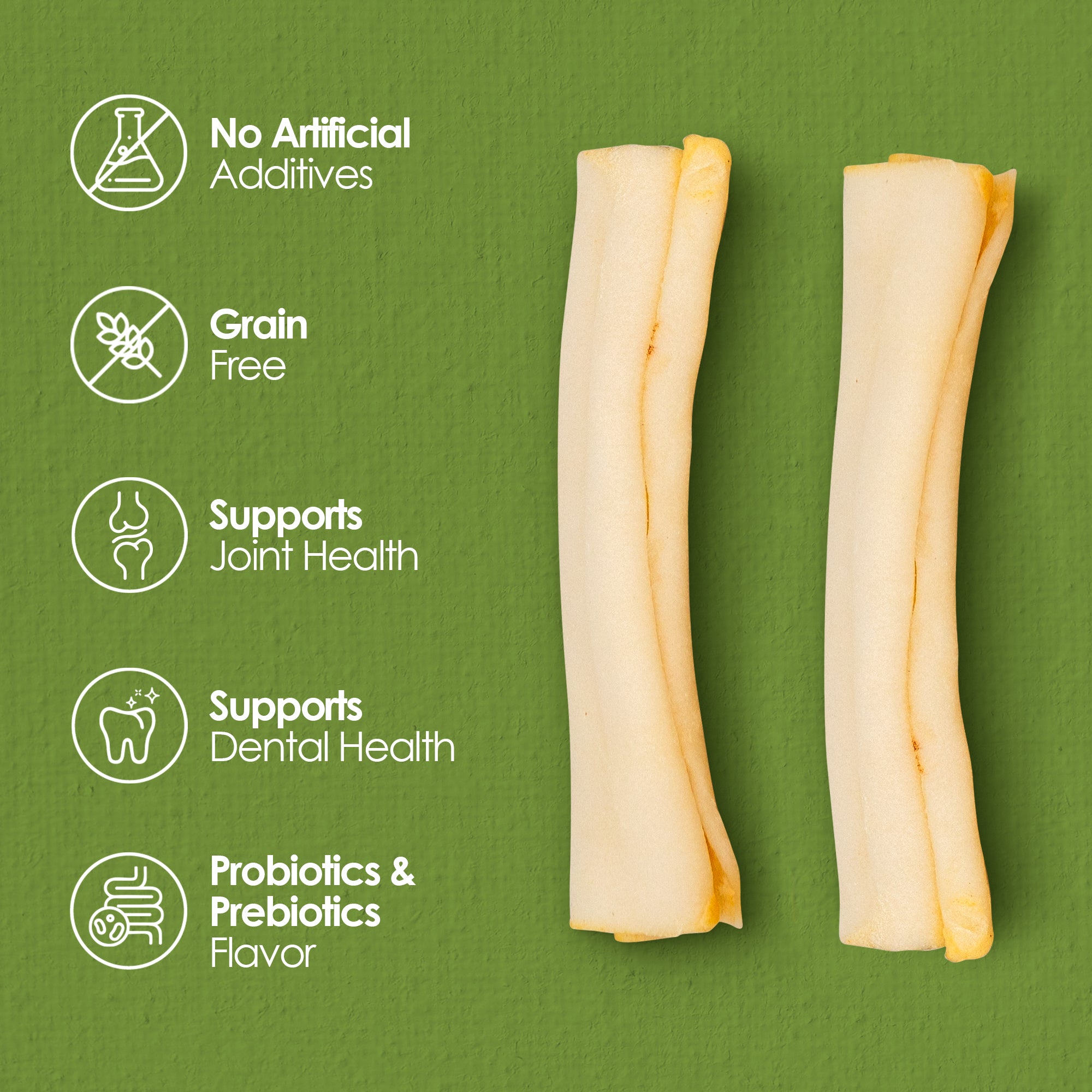 Moodog Beef Corium Collagen Roll Dog Treats