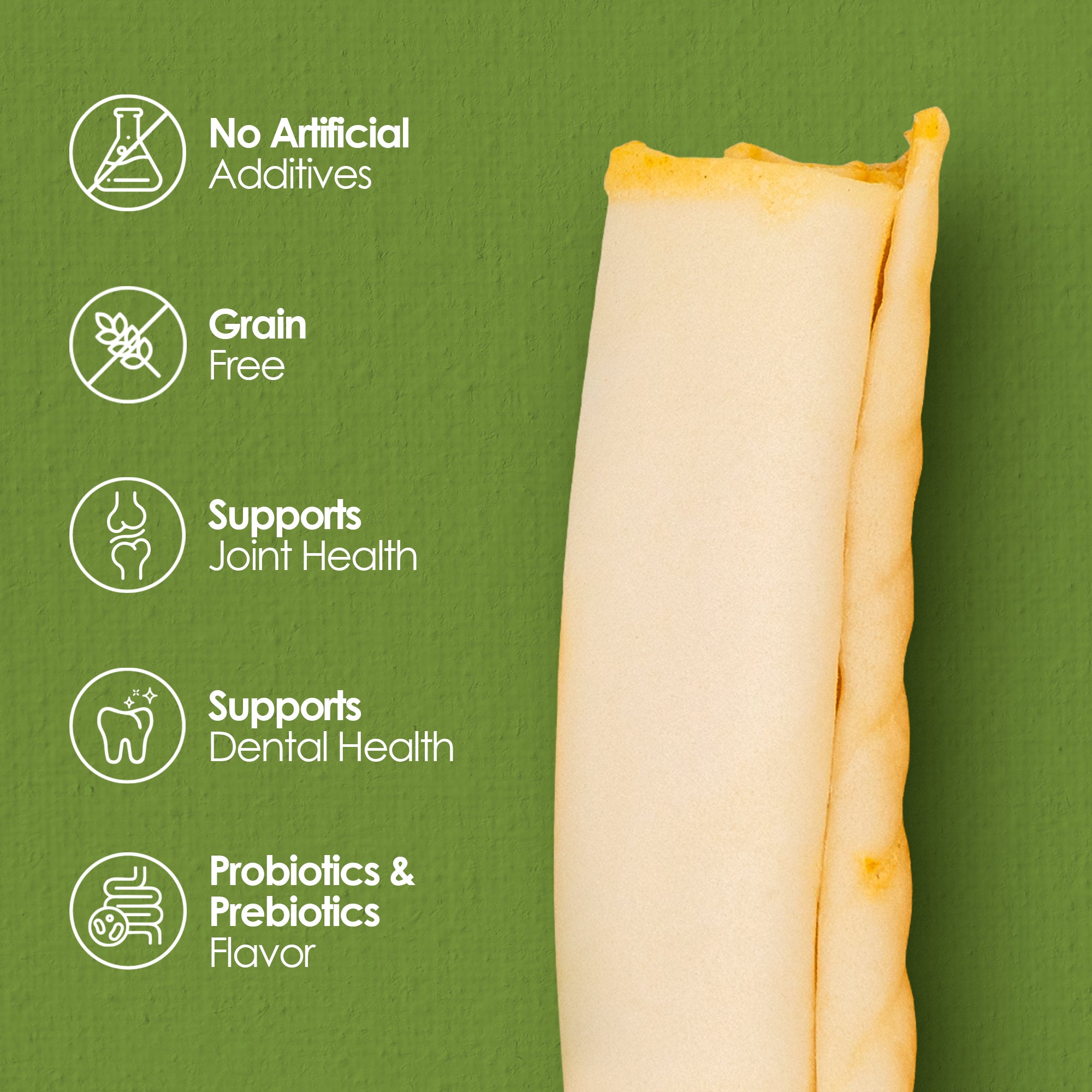 Moodog Beef Corium Collagen Roll Dog Treats