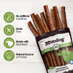 Moodog Beef Sausage Dog Treats - Pack of 8 & 20