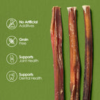 Moodog Beef Standard Bully Sticks 6" & 12" - Pack of 25