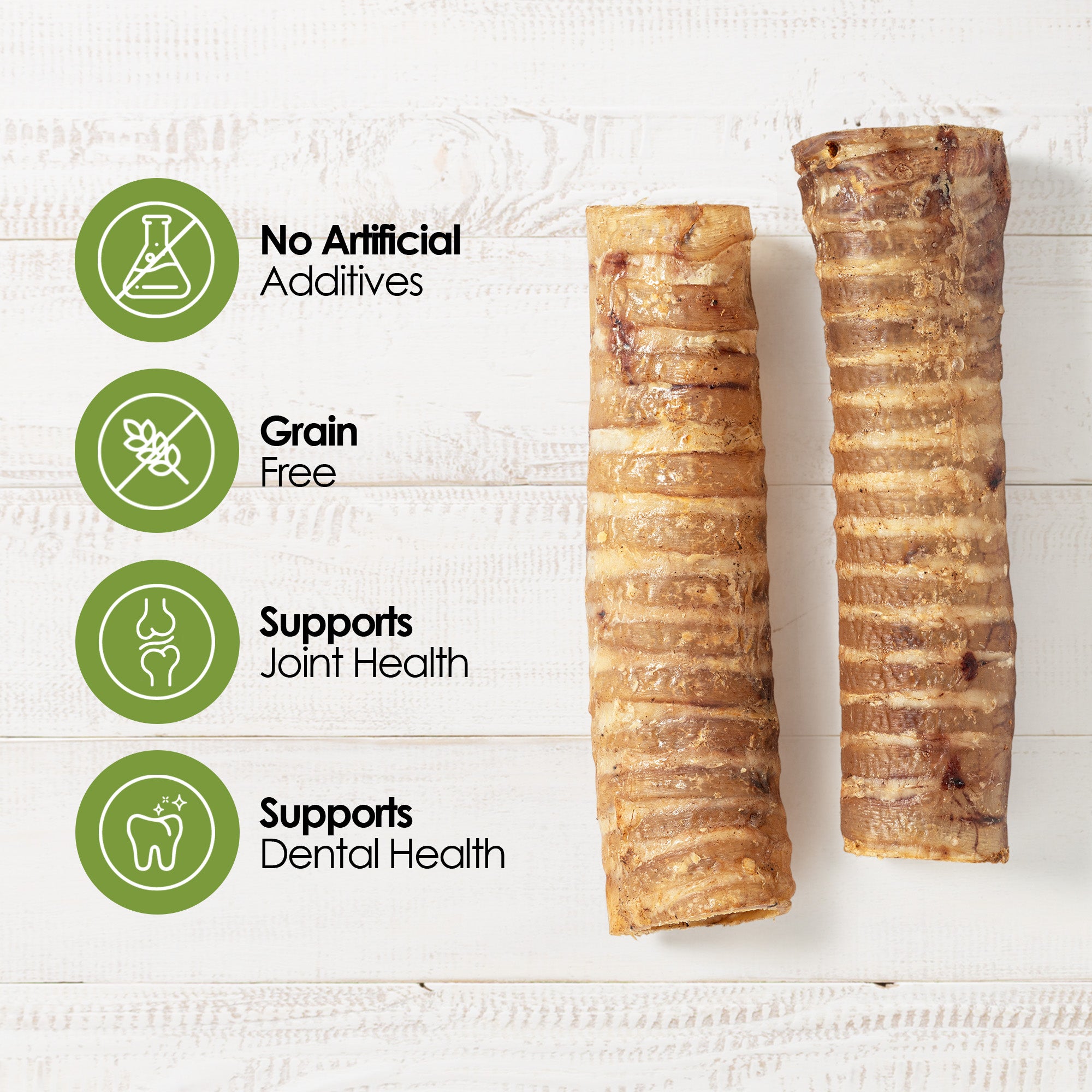 Moodog Beef Trachea Tubes - Pack of 2