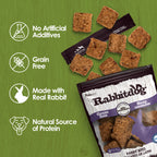 Rabbitdog Rabbit Bites Dog Treats, Grain-Free - 6 oz