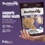 Rabbitdog Rabbit Feet (With Fur) - 3.5 oz (100g)