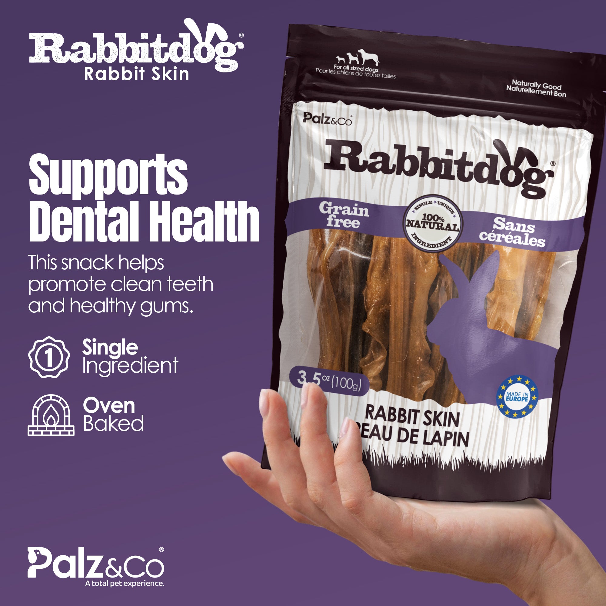 Rabbitdog Rabbit Skins - 3.5 oz (100g)