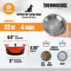 Thermocool Insulated Pet Bowls, No-Skid Base