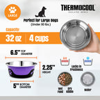 Thermocool Insulated Pet Bowls, No-Skid Base