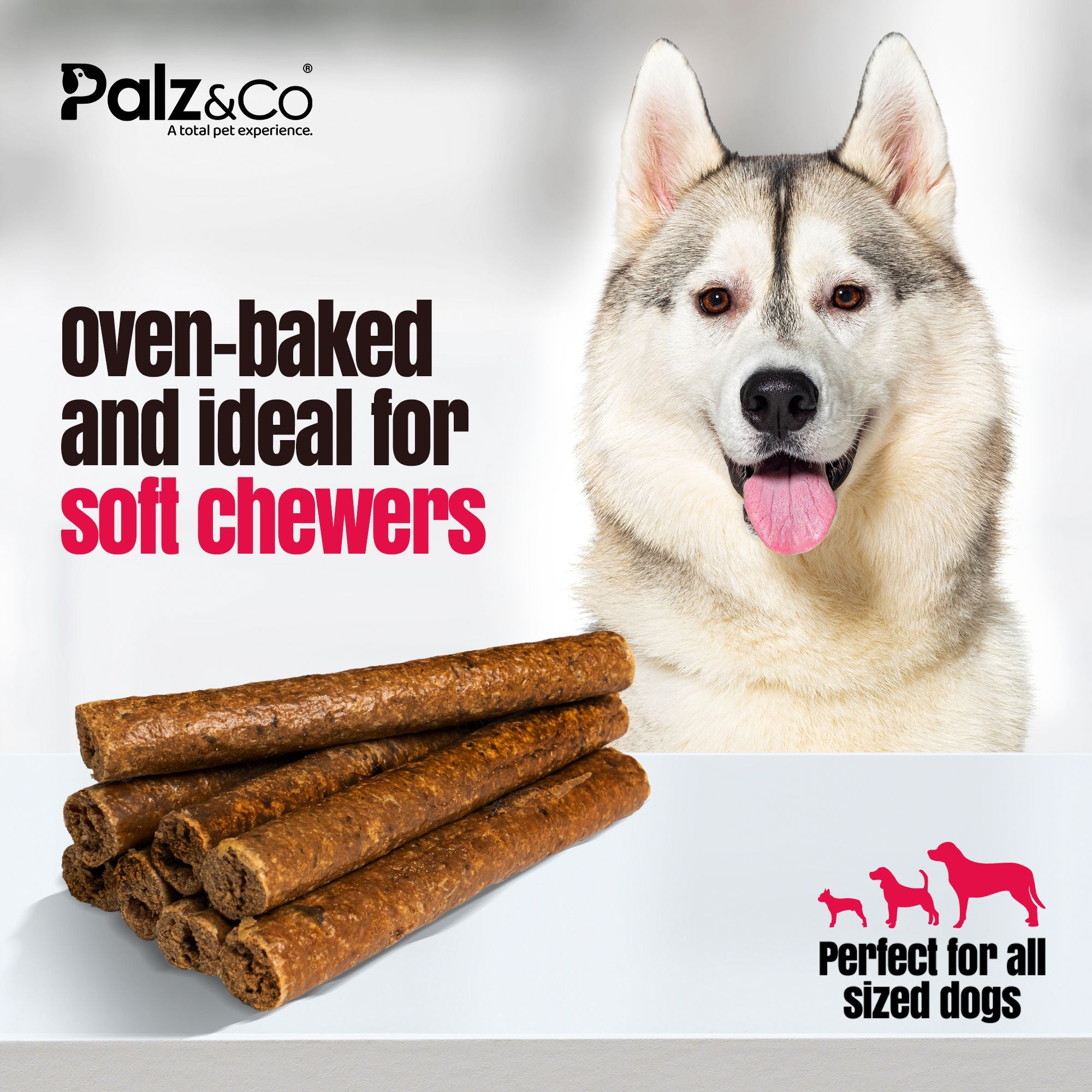 Birddog Chicken Sausage Dog Treats - Pack of 8 & 20