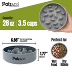 EcoBowl Slow Feeder Dog Bowls - 28oz & 48oz