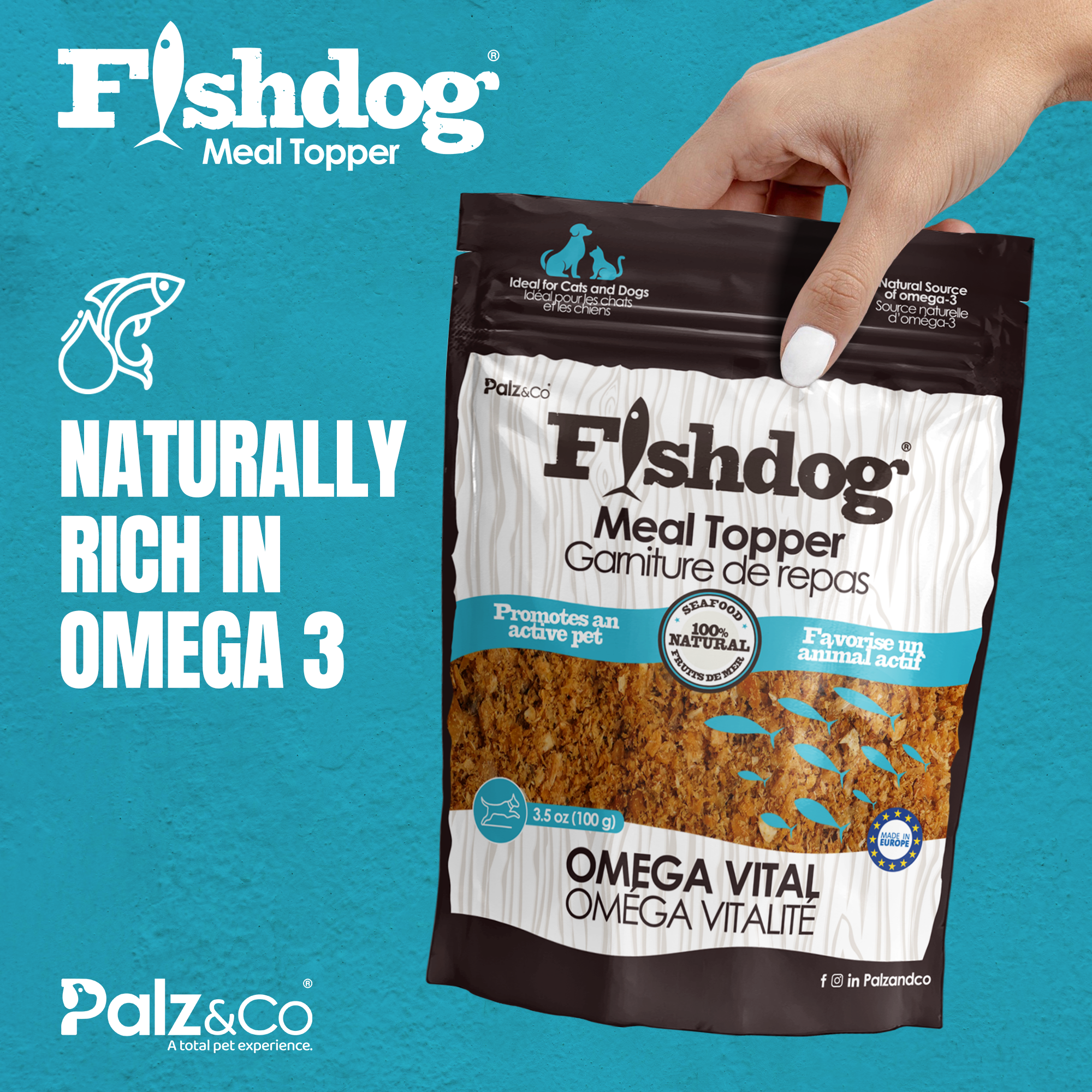 Fishdog Meal Topper - 3.5oz (100g)