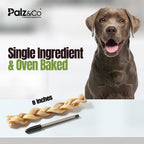 Moodog Braided Beef Tendon 8" - Pack of 2