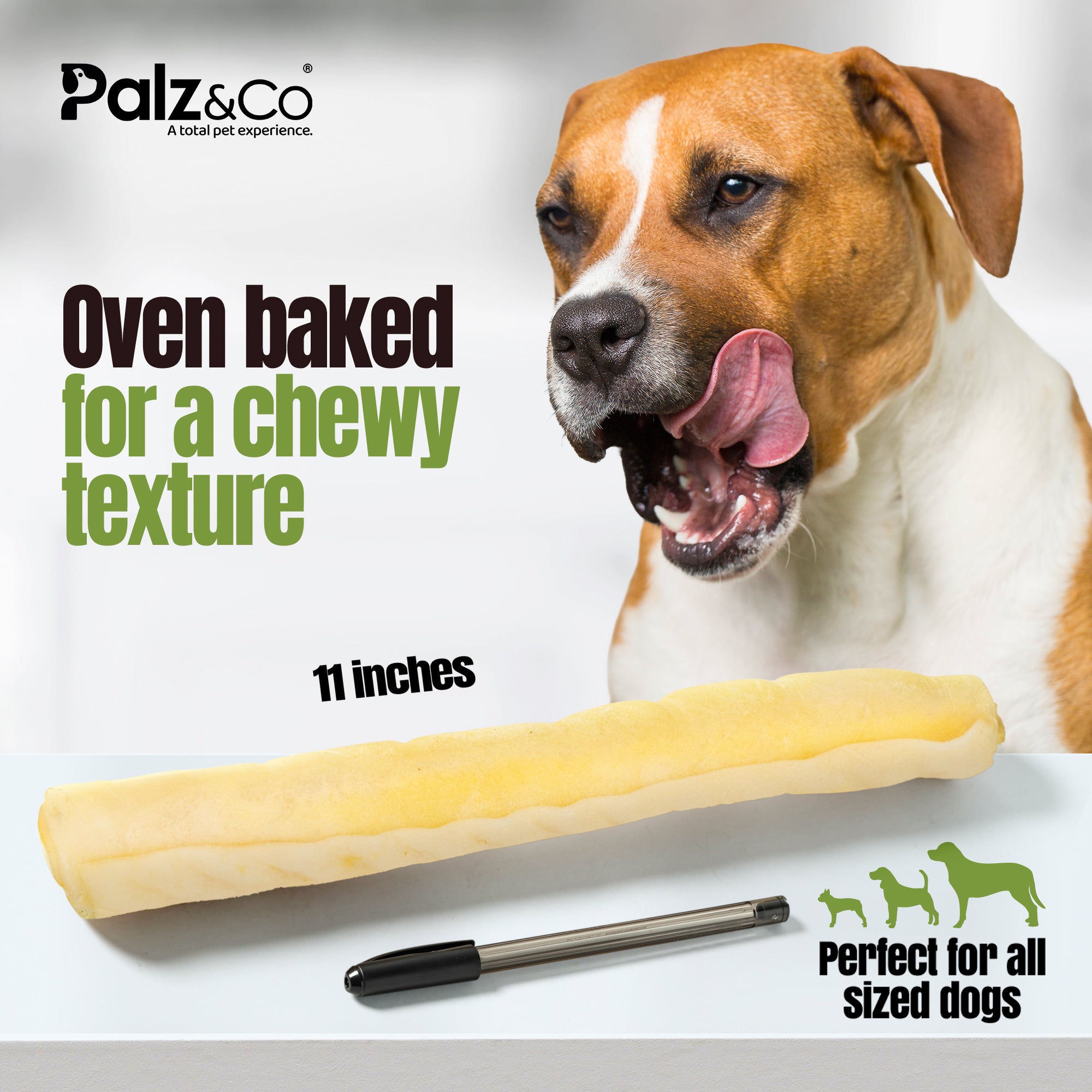 Moodog Beef Corium Collagen Roll Dog Treats