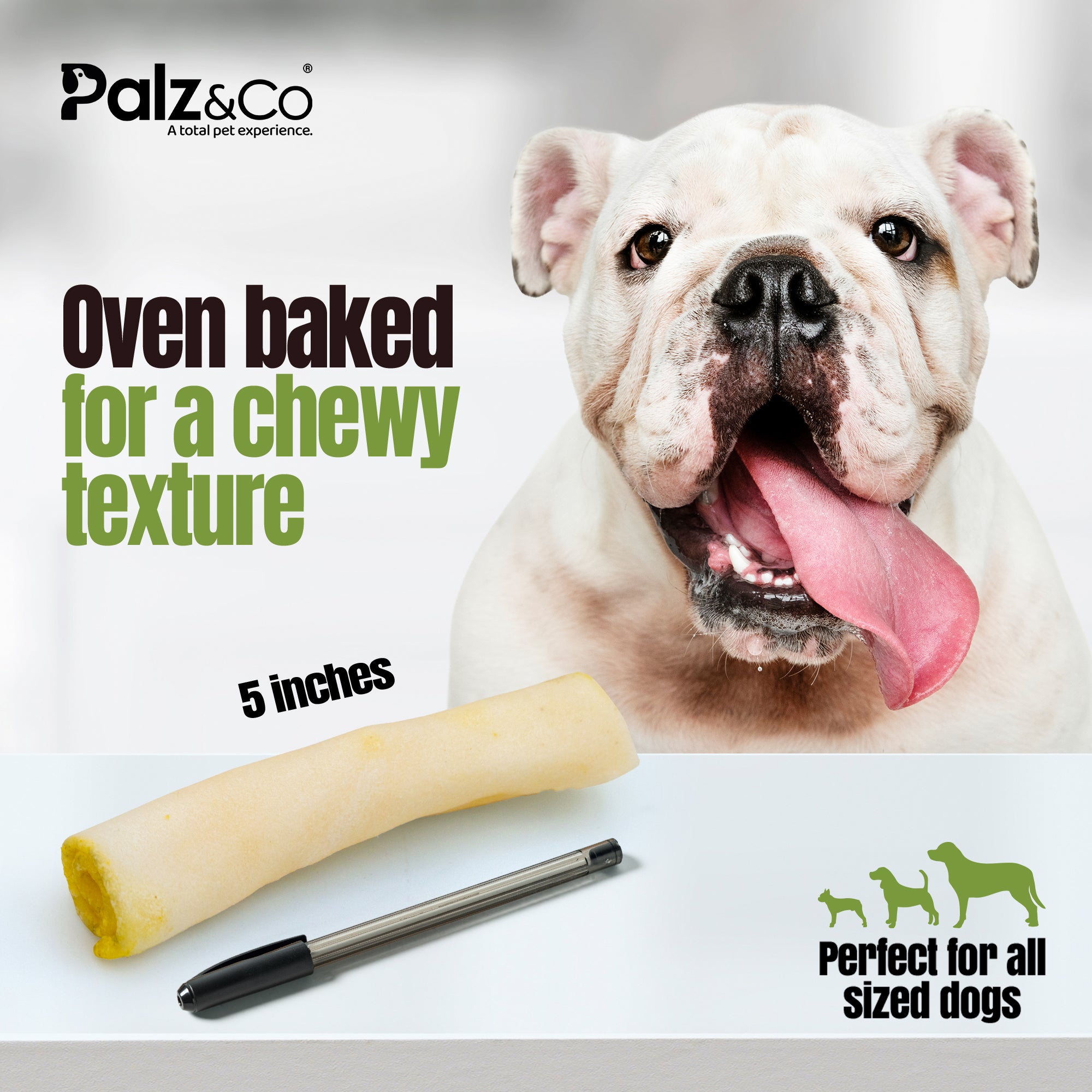 Moodog Beef Corium Collagen Roll Dog Treats