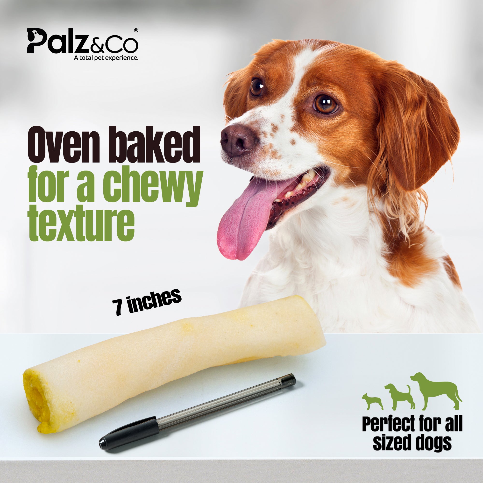 Moodog Beef Corium Collagen Roll Dog Treats