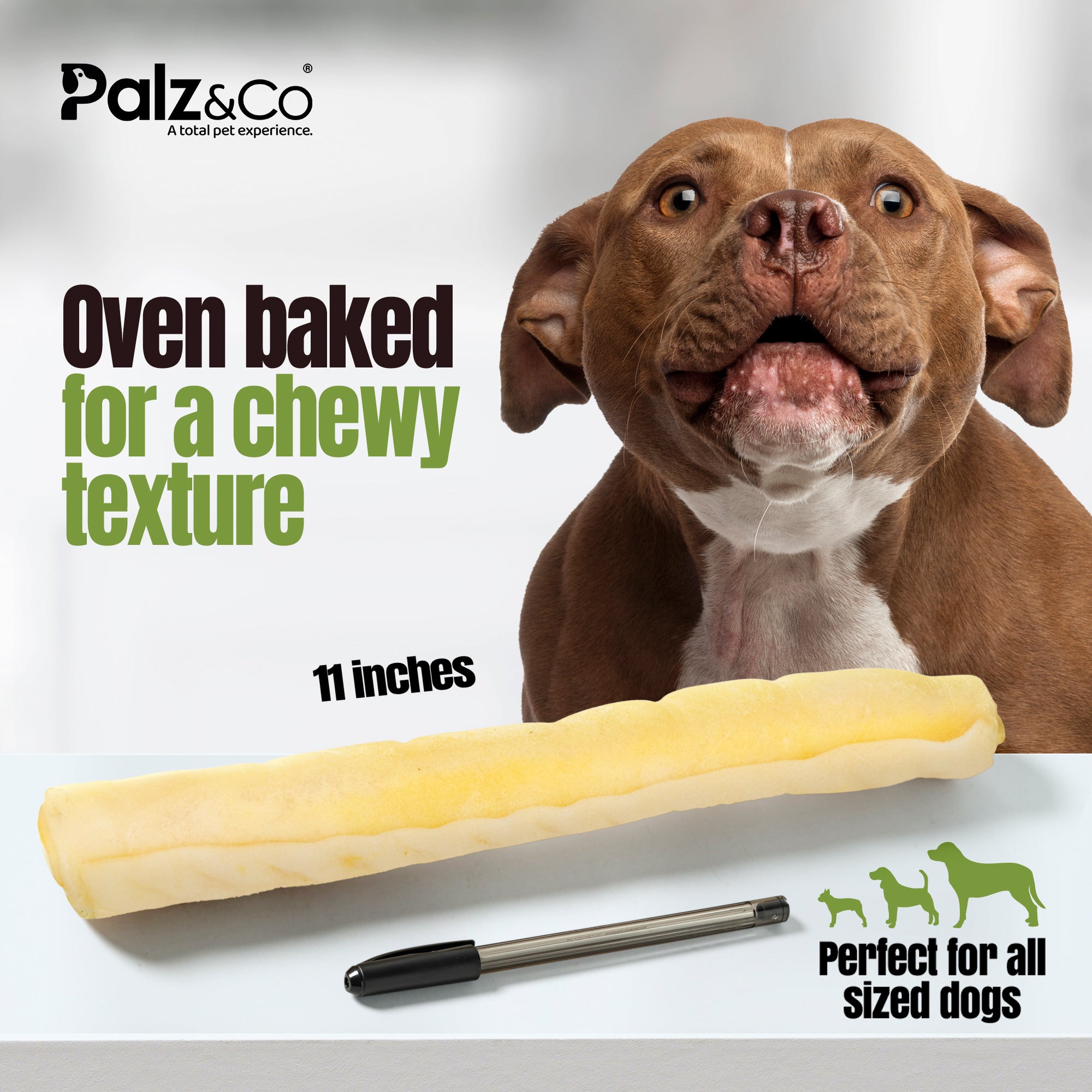 Moodog Beef Corium Collagen Roll Dog Treats