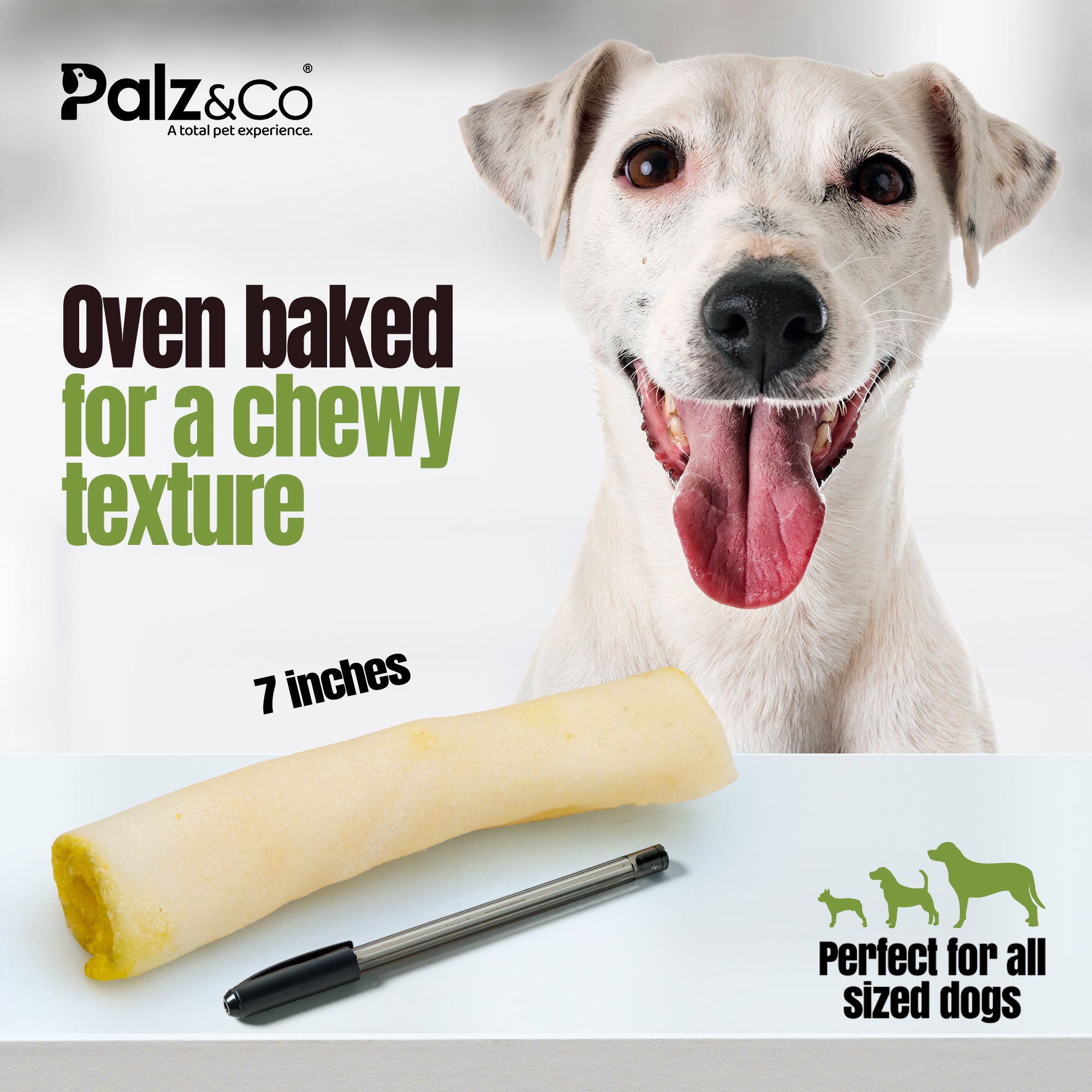 Moodog Beef Corium Collagen Roll Dog Treats