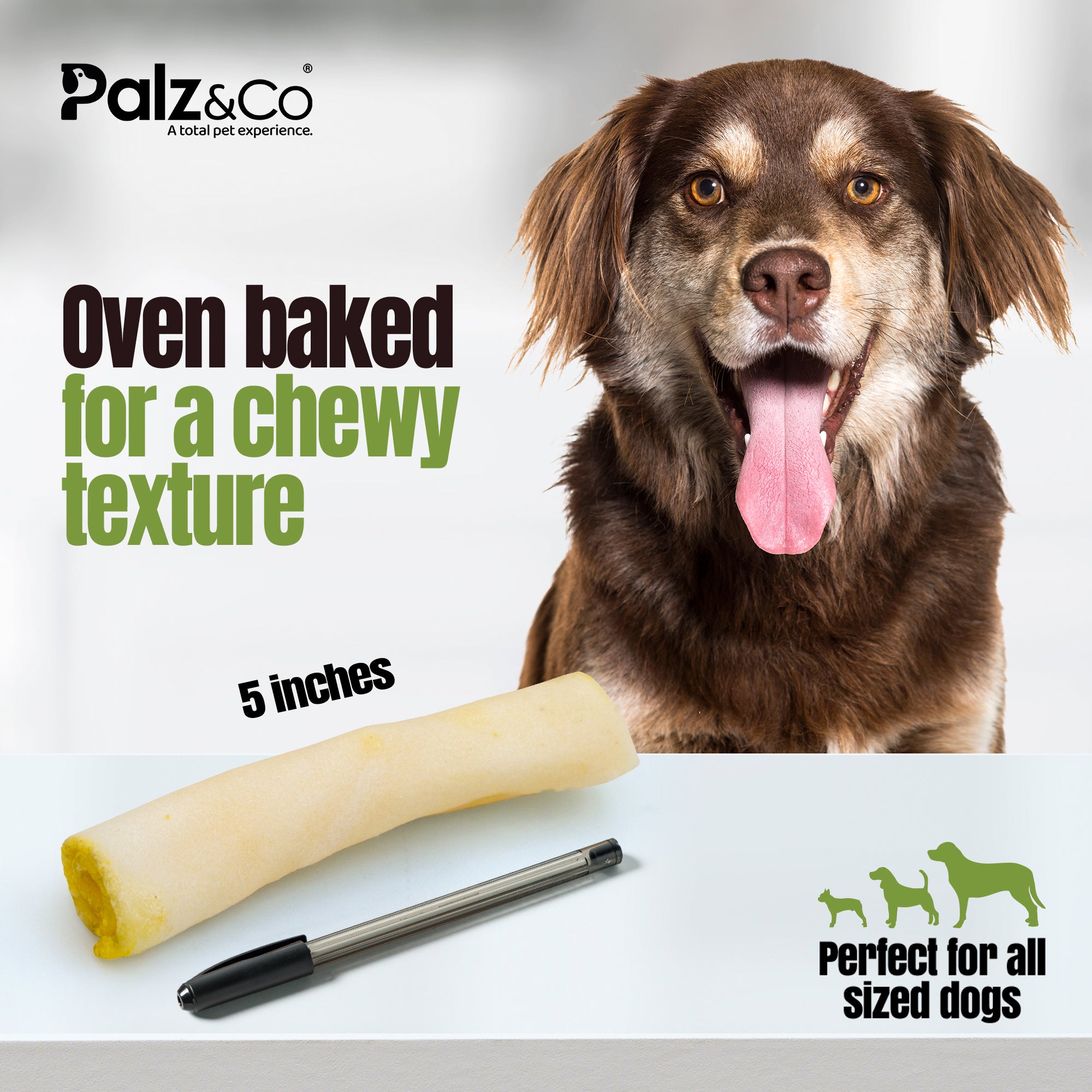 Moodog Beef Corium Collagen Roll Dog Treats