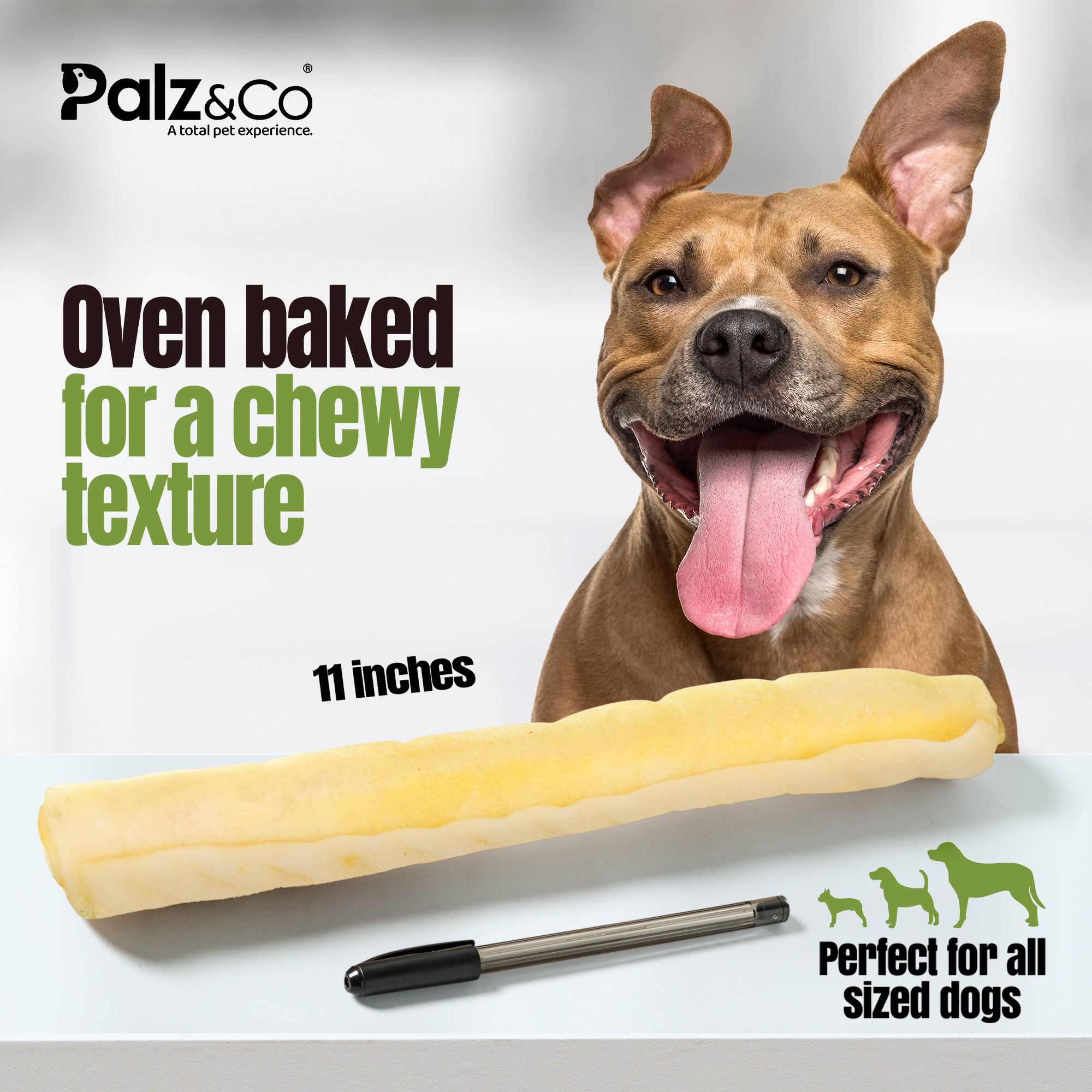 Moodog Beef Corium Collagen Roll Dog Treats