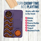 Paw Puzzle Silicone 2-in-1 Slow Feeder & Lick Mat - 3 Sizes & Colors