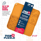Paw Puzzle Silicone 2-in-1 Slow Feeder & Lick Mat - 3 Sizes & Colors