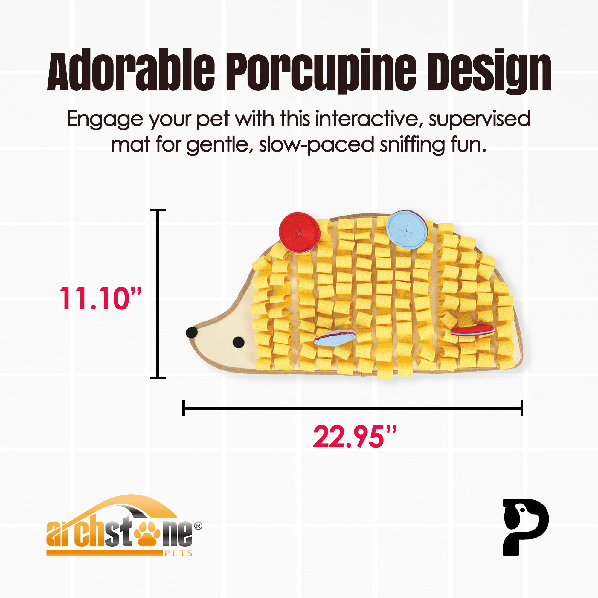 Archstone Pets - Porcupine Snuffle Mat