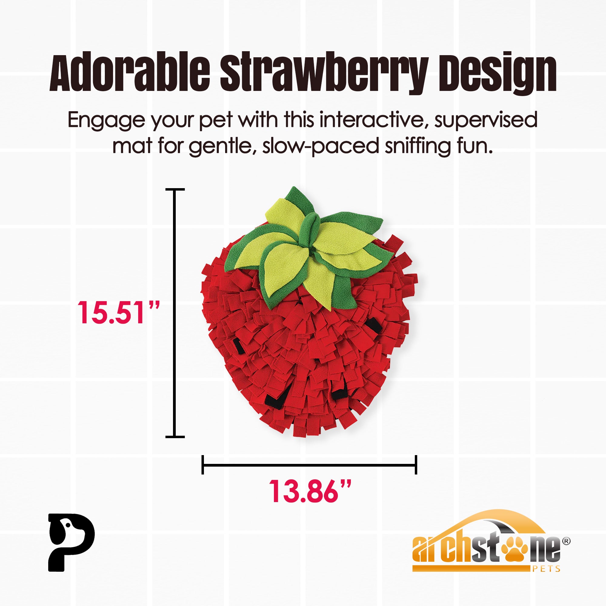 Archstone Pets - Strawberry Snuffle Mat
