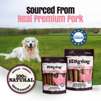 Hogdog Pork Sausage Dog Treats - Pack of 8 & 20