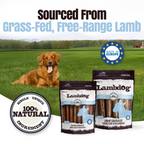 Lambdog Lamb Sausage Dog Treats - Pack of 8 & 20