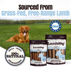 Lambdog Lamb Sausage Dog Treats - Pack of 8 & 20