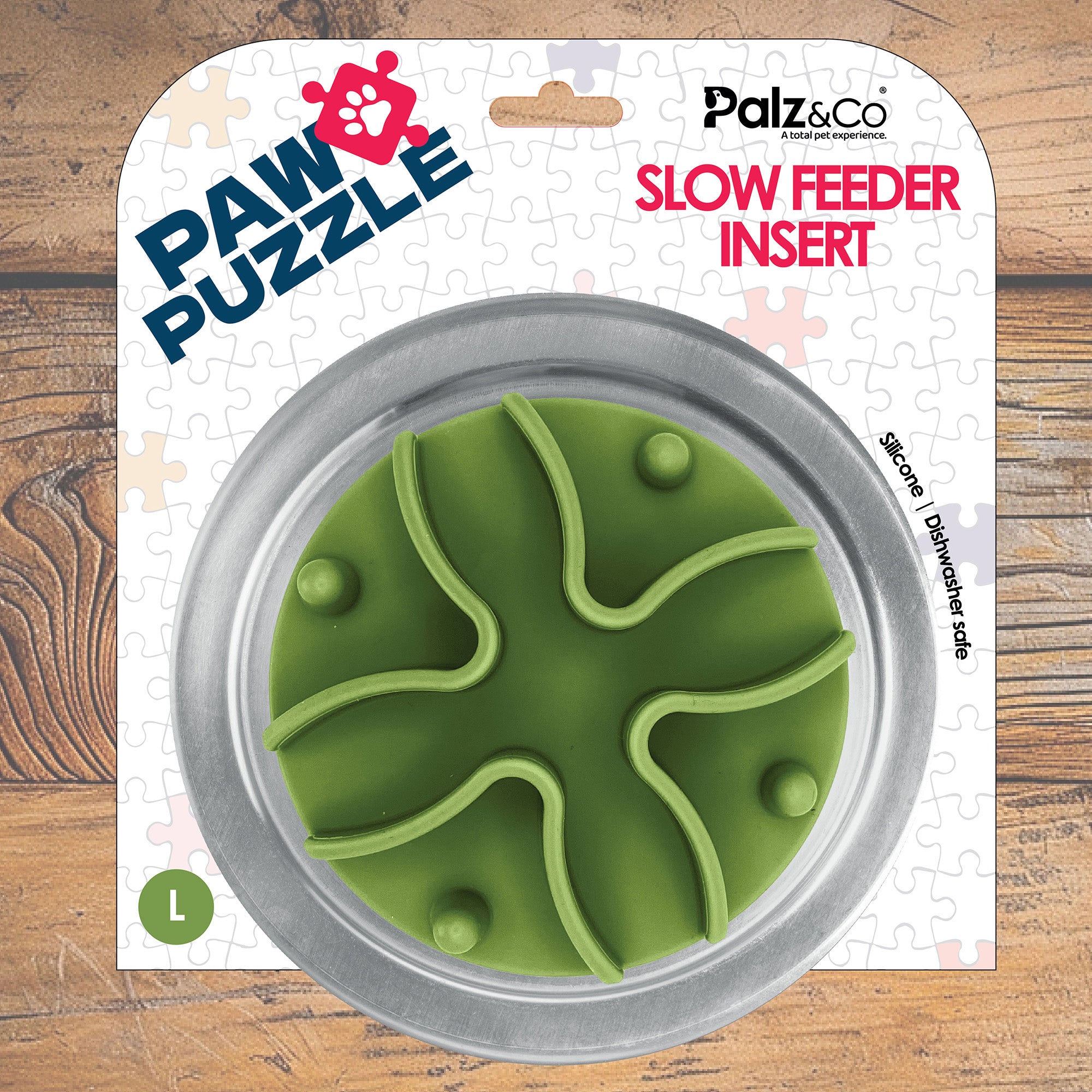 Paw Puzzle Dog Feeders Bowl Insert