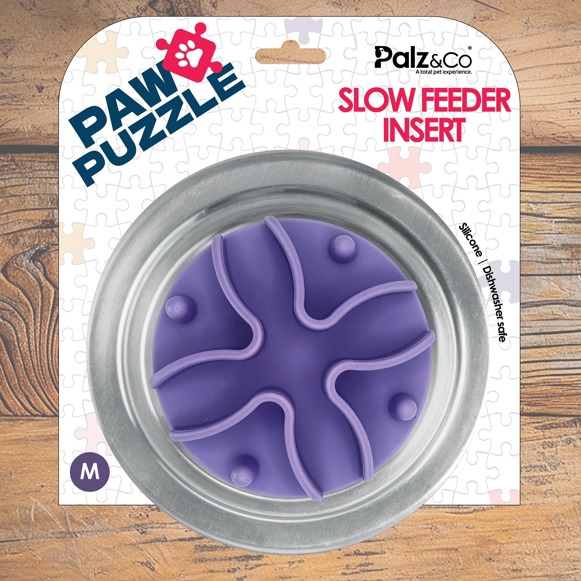 Paw Puzzle Dog Feeders Bowl Insert