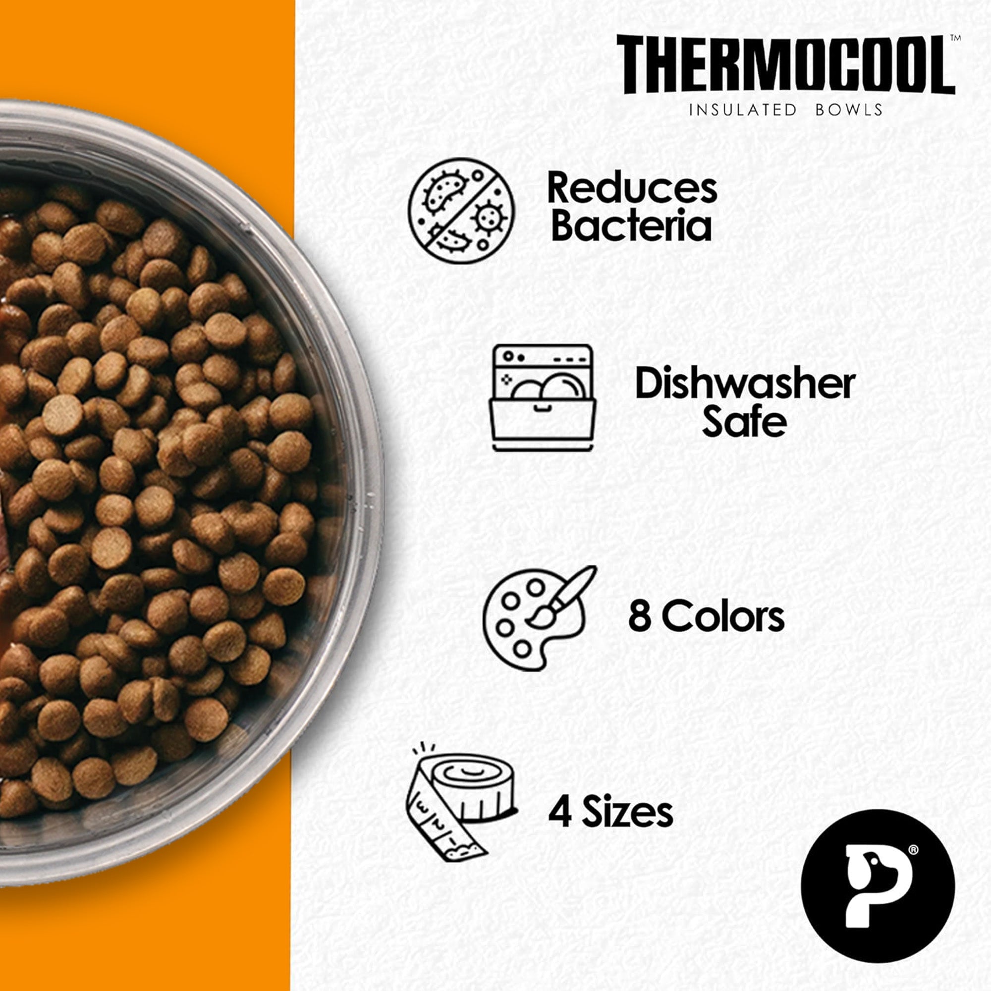 Thermocool Insulated Pet Bowls, No-Skid Base