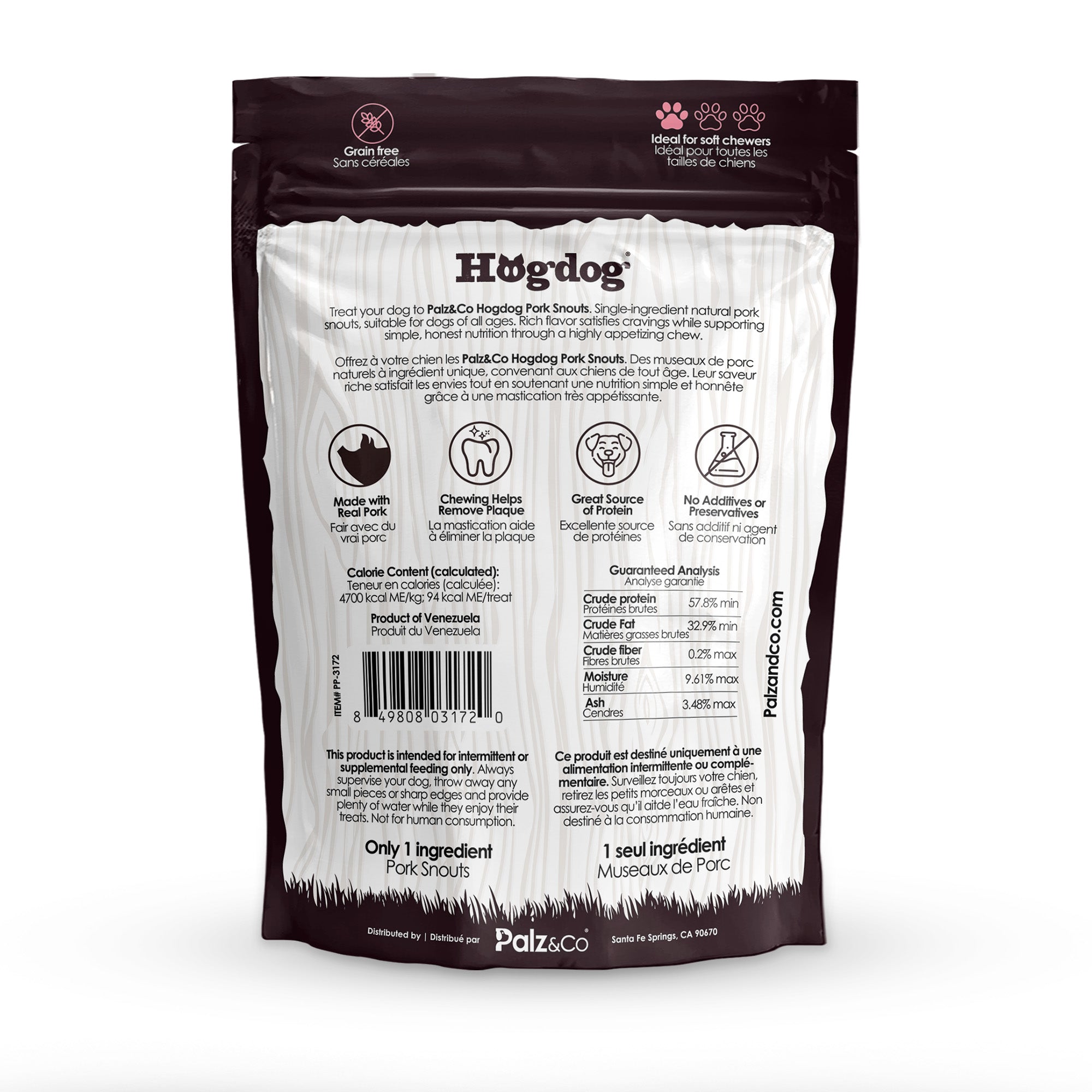 Hogdog Pork Snouts - Pack of 5
