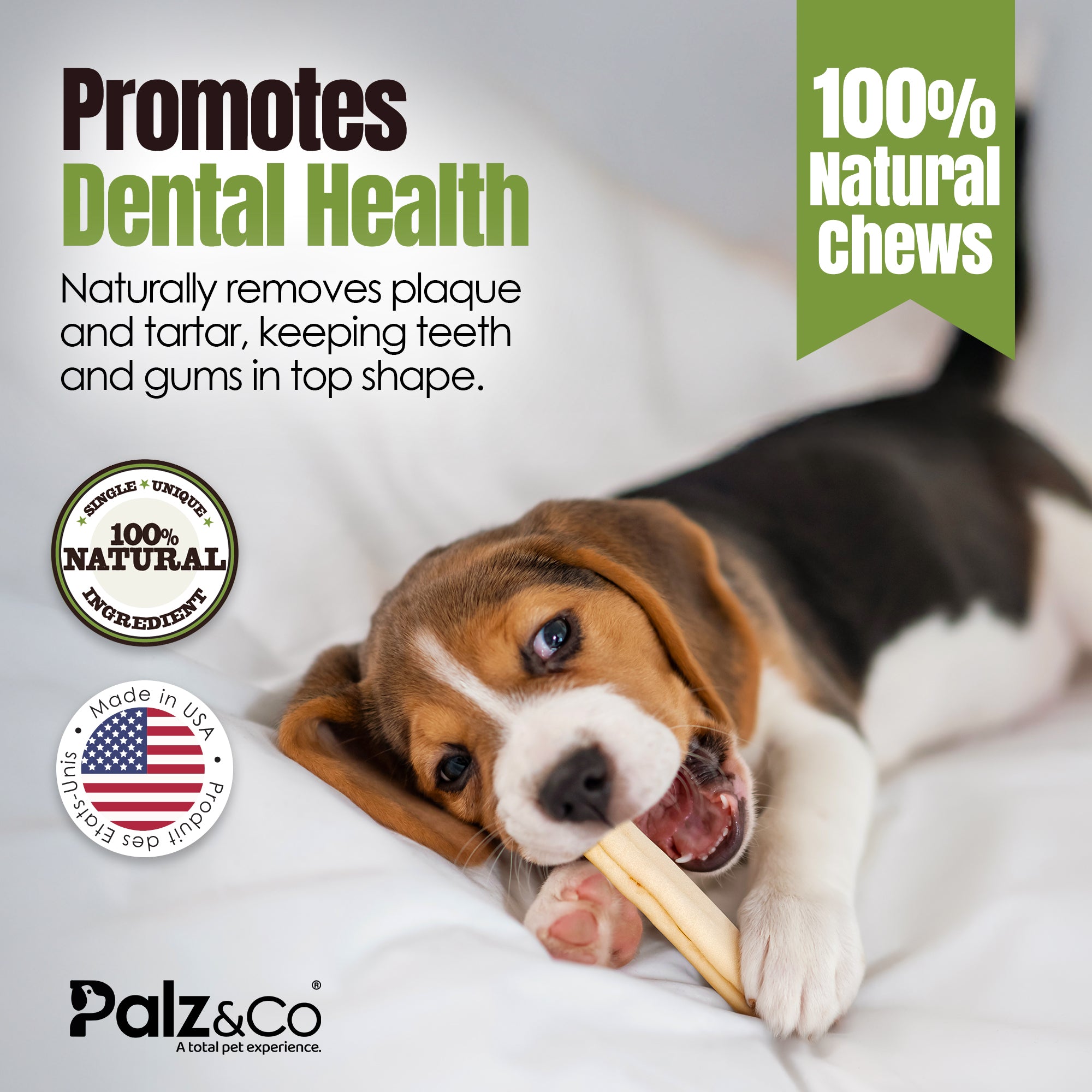 Moodog Beef Corium Collagen Roll Dog Treats
