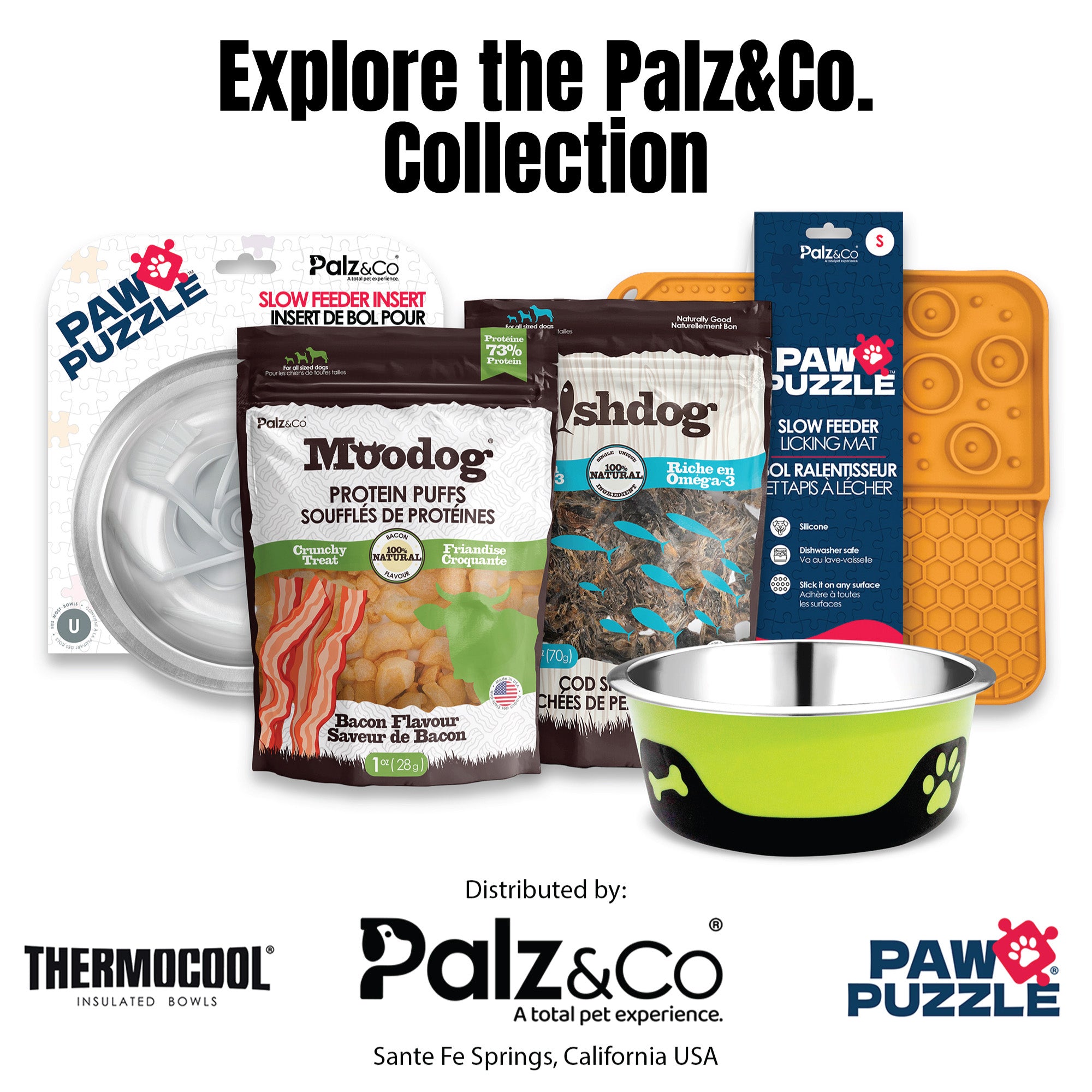 Paw Puzzle Dog Feeders Bowl Insert