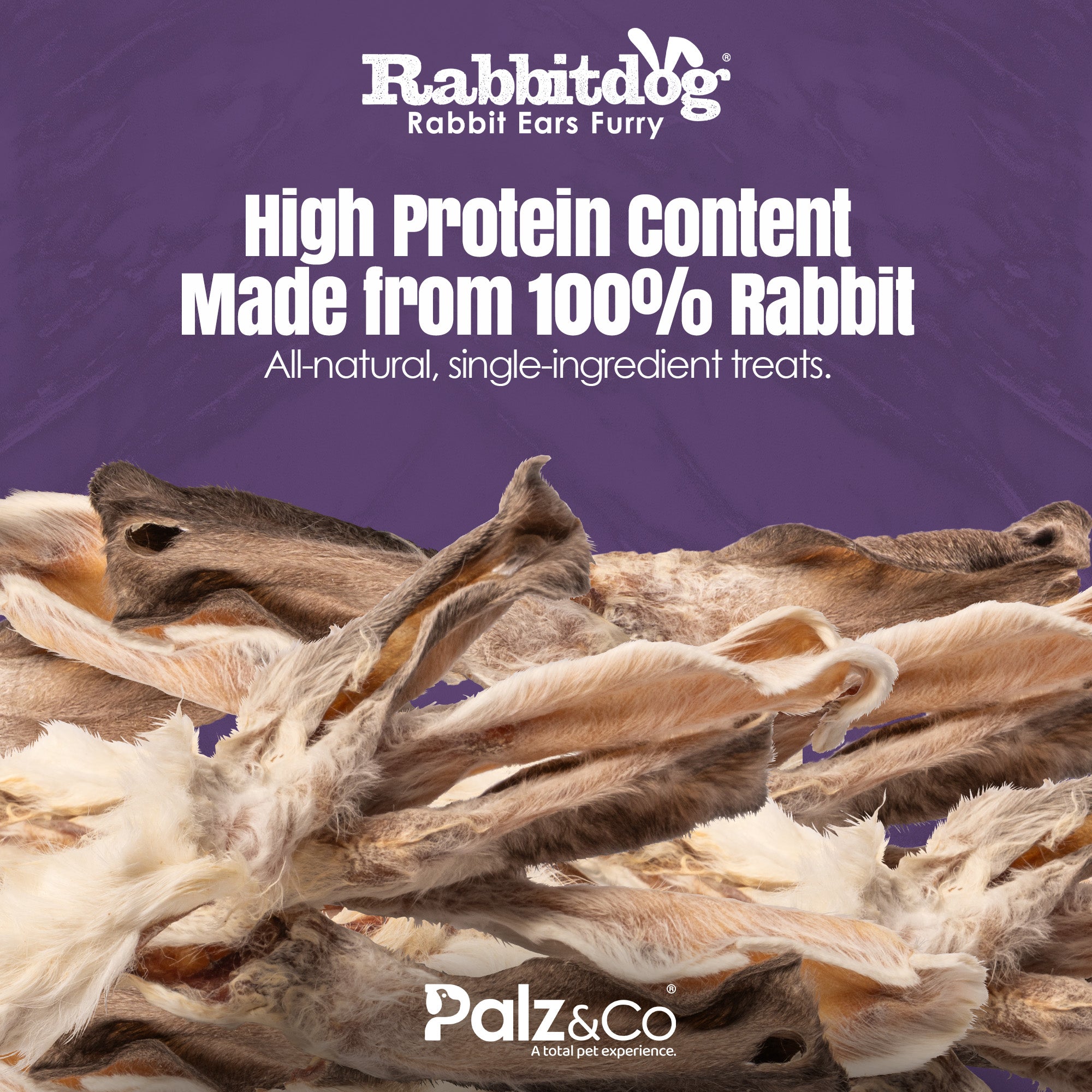 Rabbitdog Rabbit Ears (With Fur) - Pack of 10, 15, & 25
