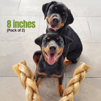 Moodog Braided Beef Tendon 8" - Pack of 2