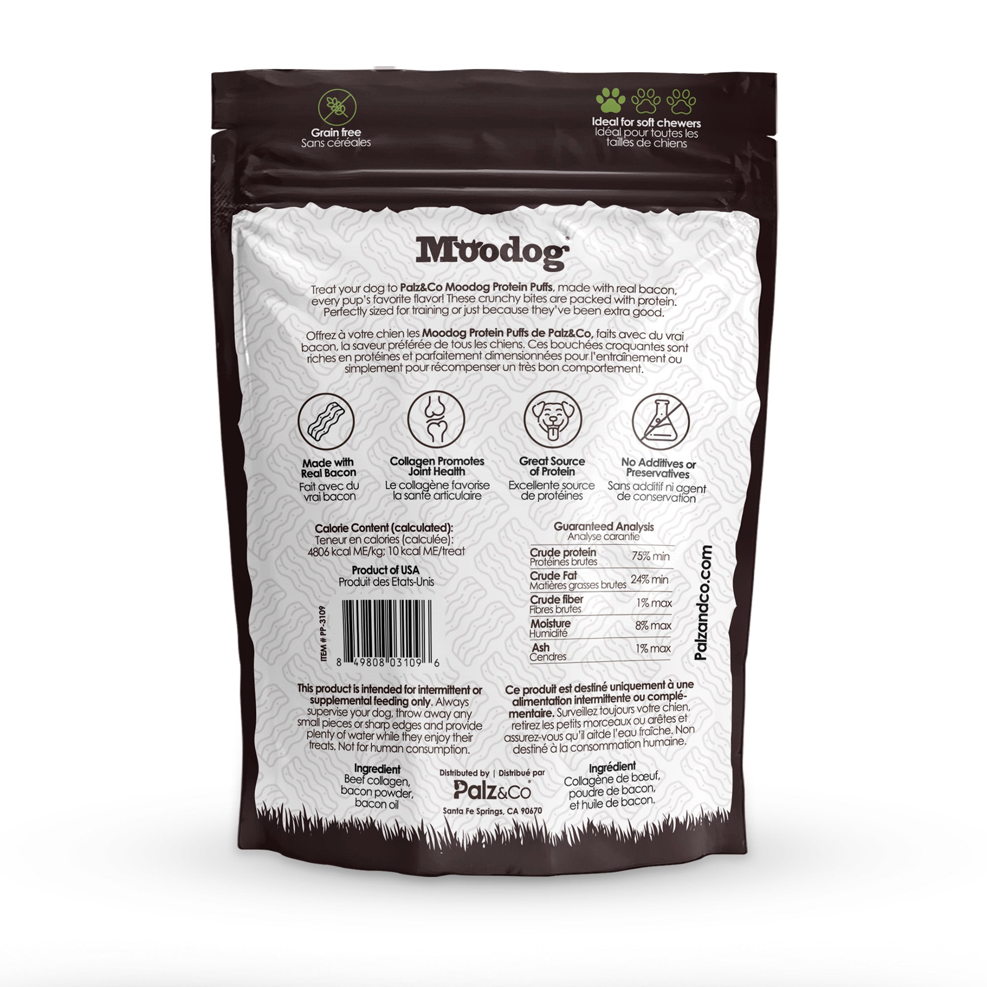 Moodog Beef Protein Puffs