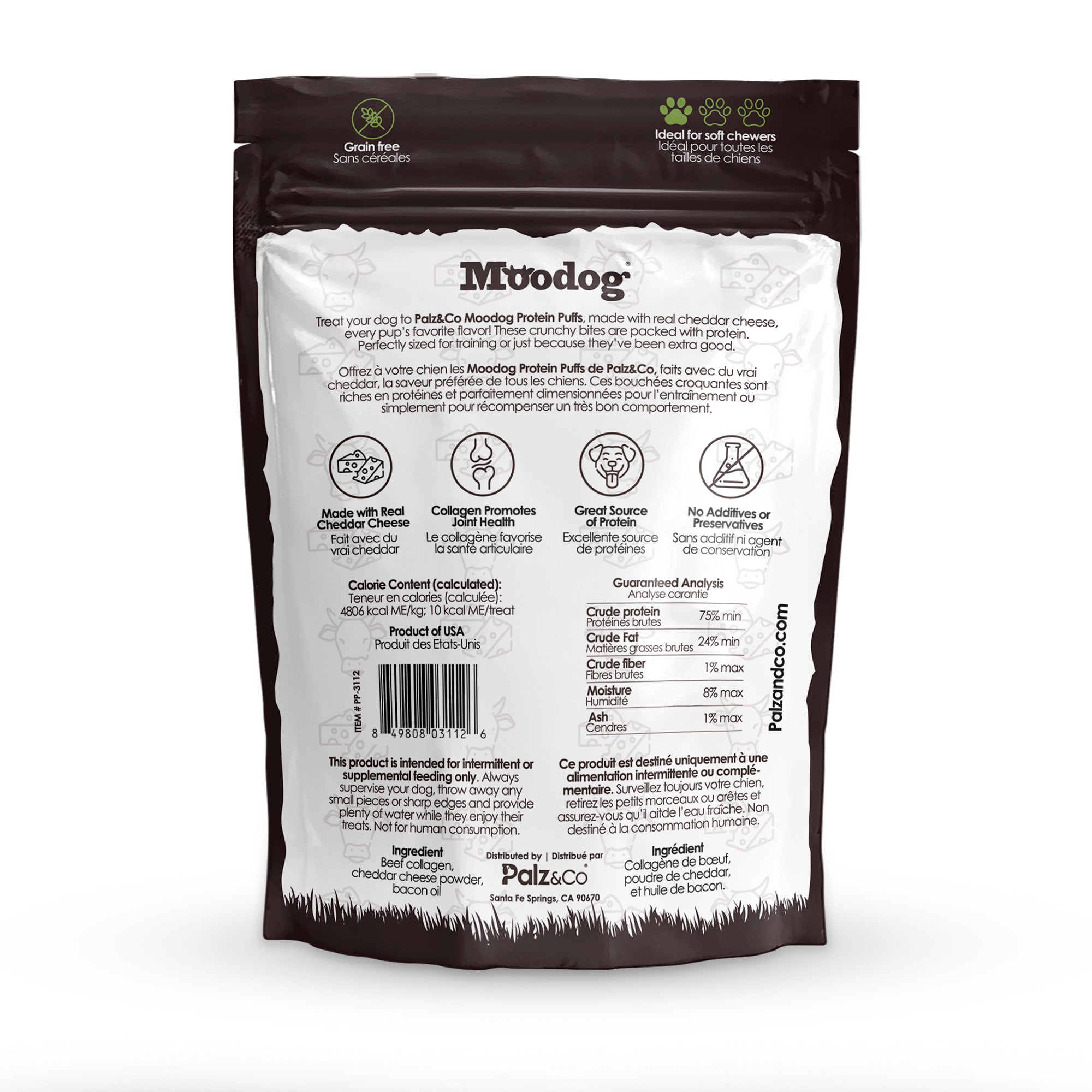 Moodog Beef Protein Puffs